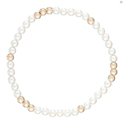 ENewton Worthy Pattern 3mm Pearl Bead Bracelet