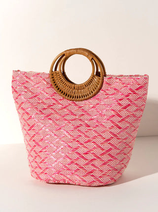 Shiraleah Pink Roma Tote