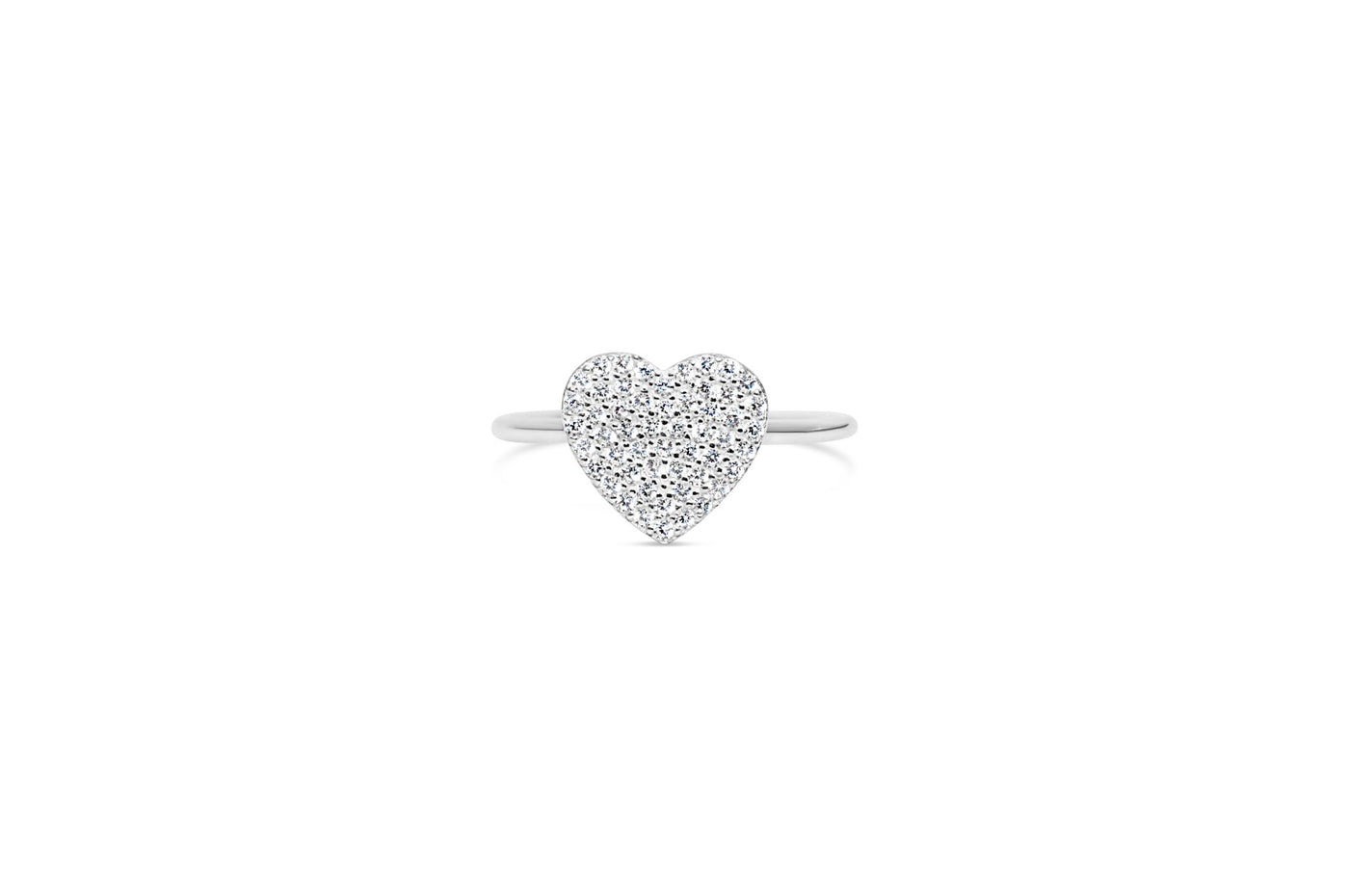 Pavé Icon "It Fits" Ring Heart