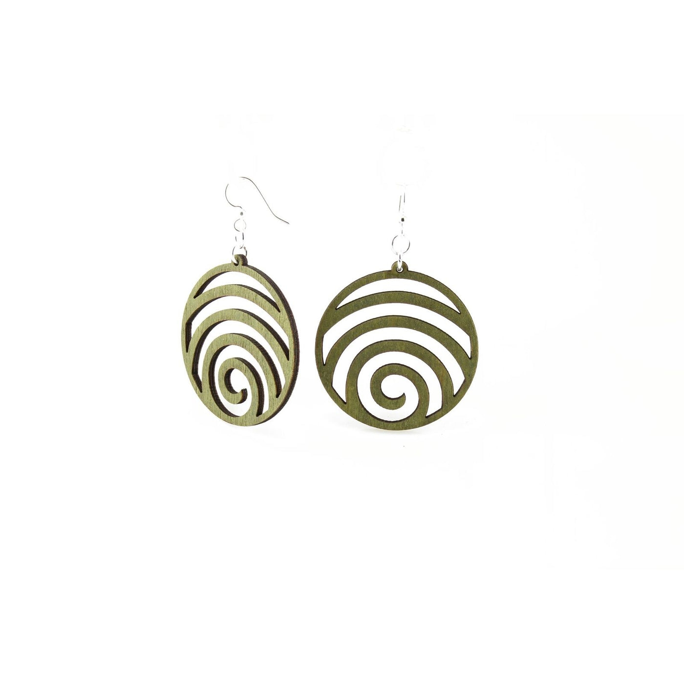Wave Circle Earrings