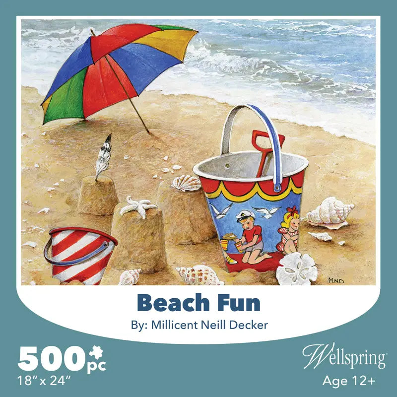 Beach Fun 500 Piece Puzzle