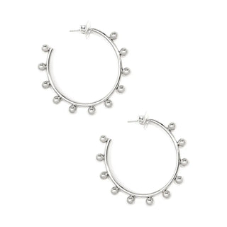 Studded Hoop Earring
