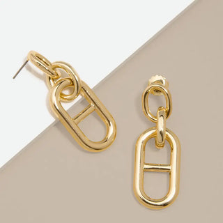 Mariner Link Chain Drop Earring