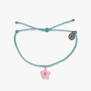 Pura Vida Solstice Enamel Pink Flower Bracelet