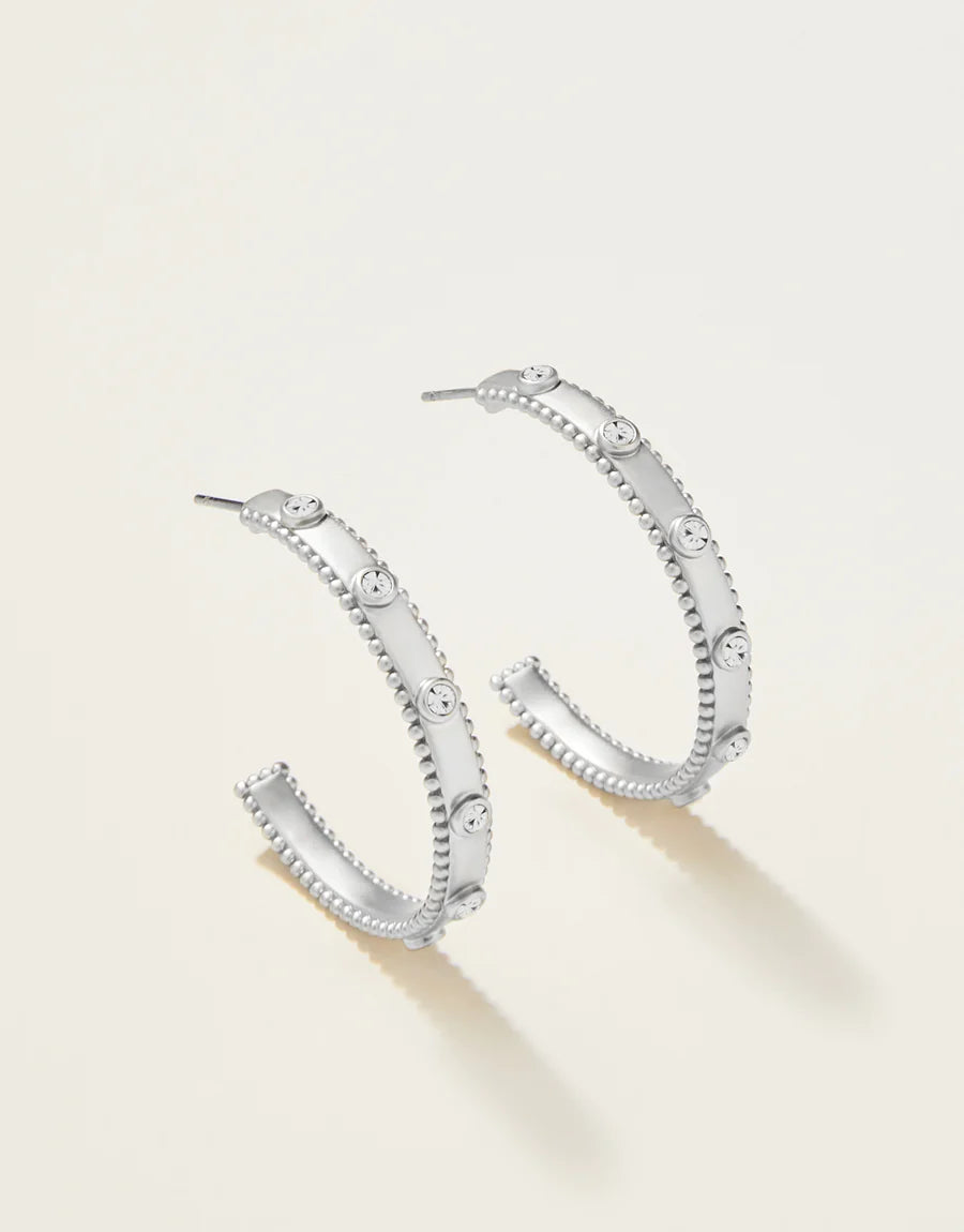 Cristal Hoop Earrings