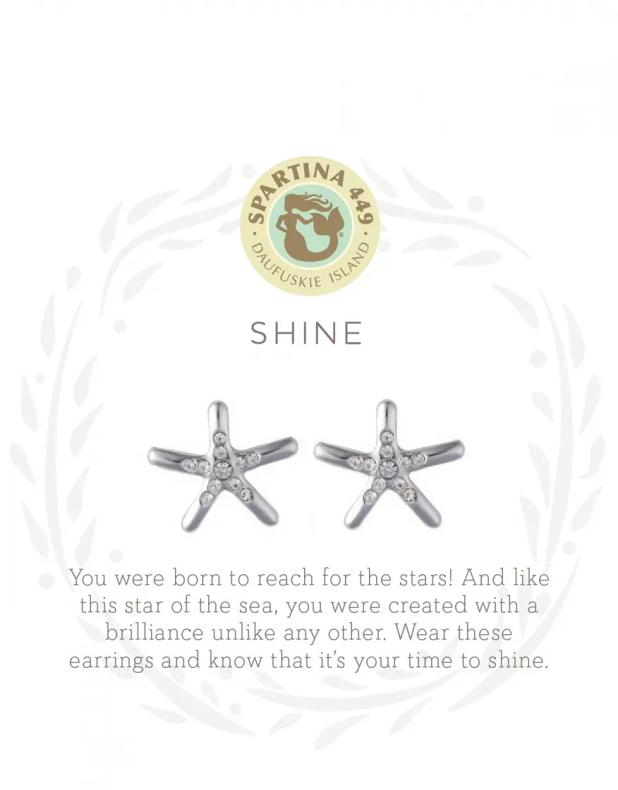 Sea La Vie Stud Earrings Shine/Starfish