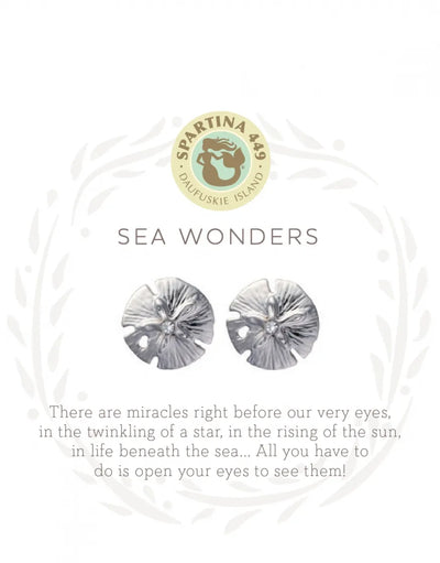 Sea La Vie Stud Earrings Sea Wonders/Sand Dollar SIL