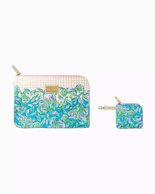 Lilly Pulitzer Tech Pouch Set