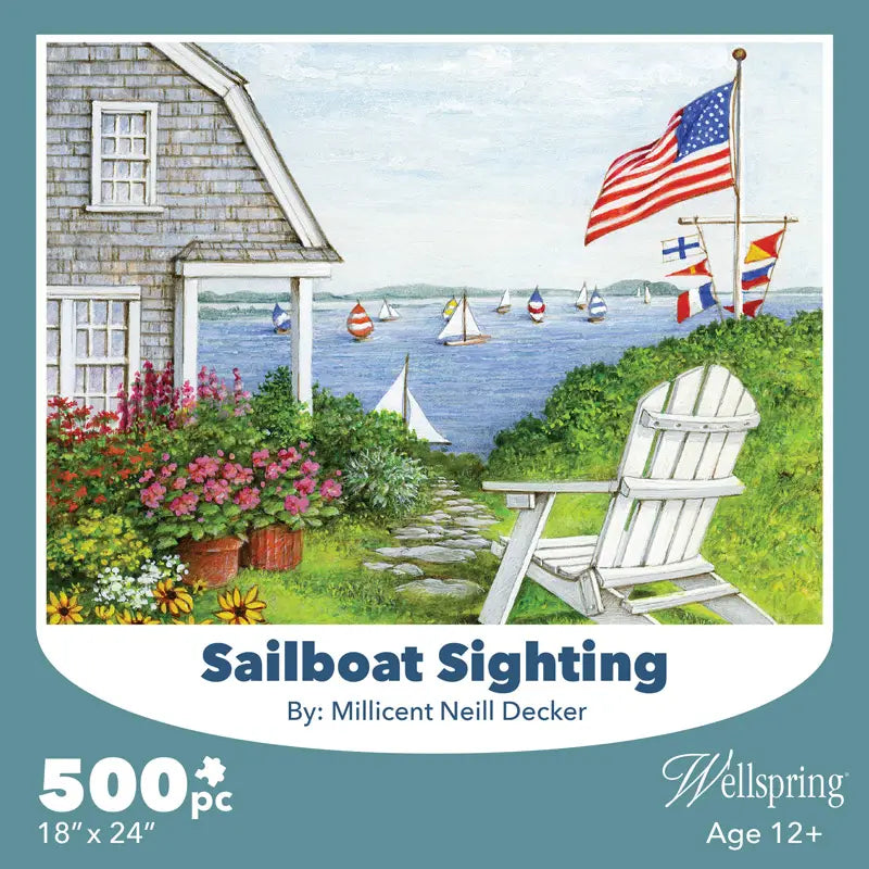 Sailboat Sighting 500 Piece Puzzle