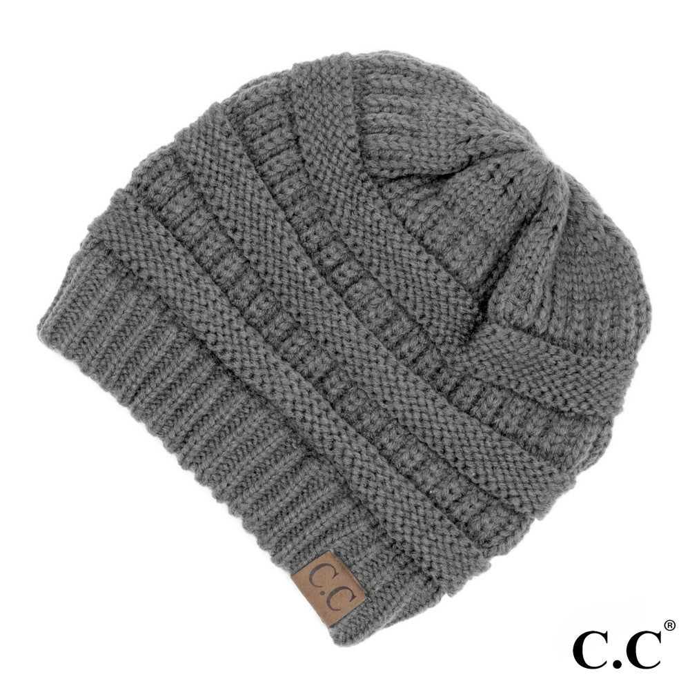 CC Solid Ribbed Beanie "The Original" Beanie