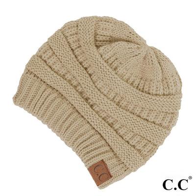 CC Solid Ribbed Beanie "The Original" Beanie