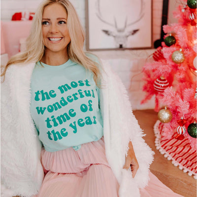 The Most Wonderful Time of the Year MINT Christmas Shirt