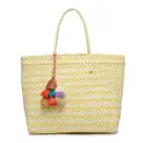Allie Arrow XL Handwoven Plastic Tote