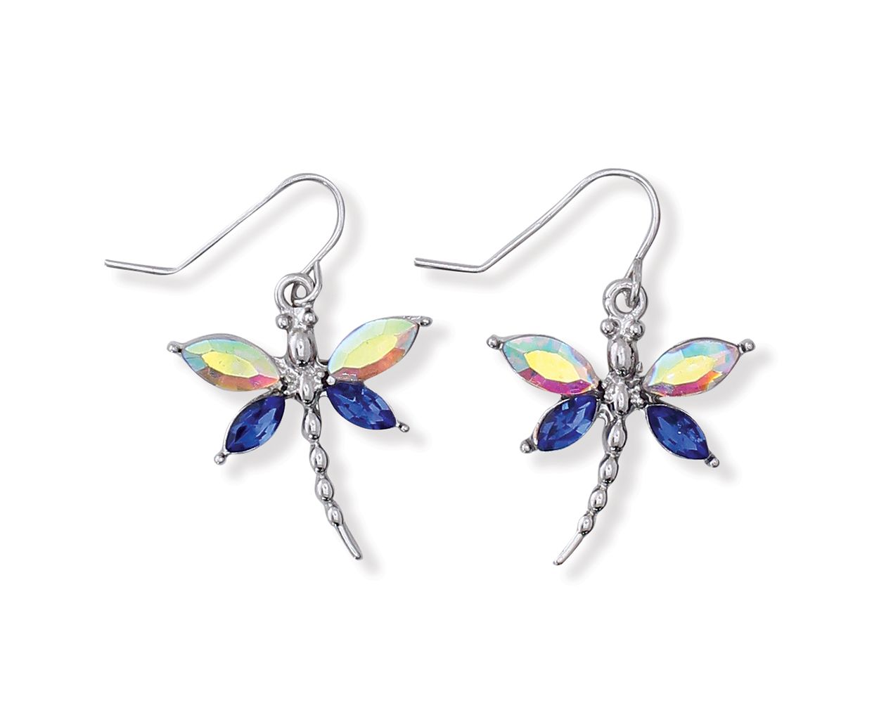 Periwinkle Dragonfly Earrings
