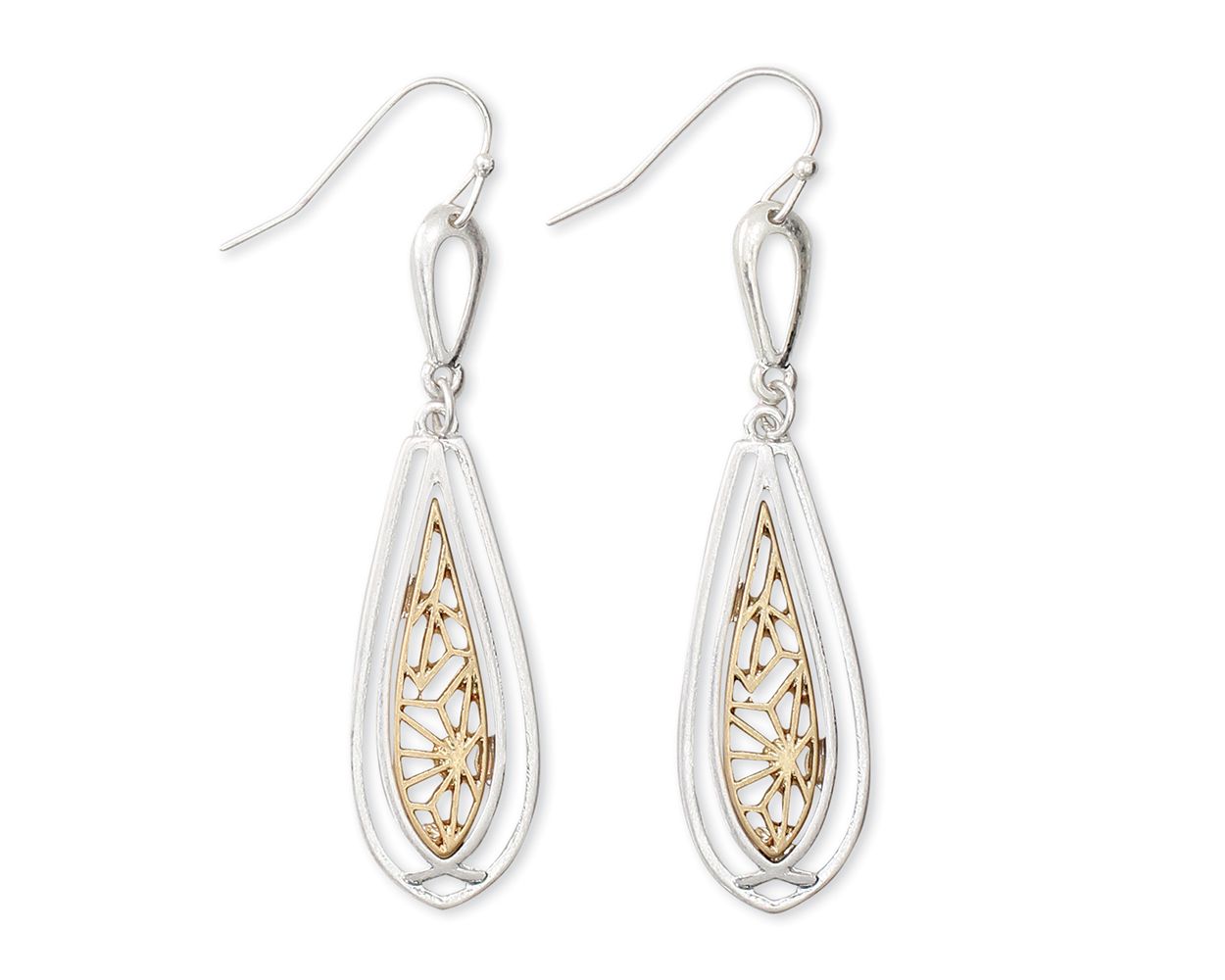 Openwork Periwinkle Earrings