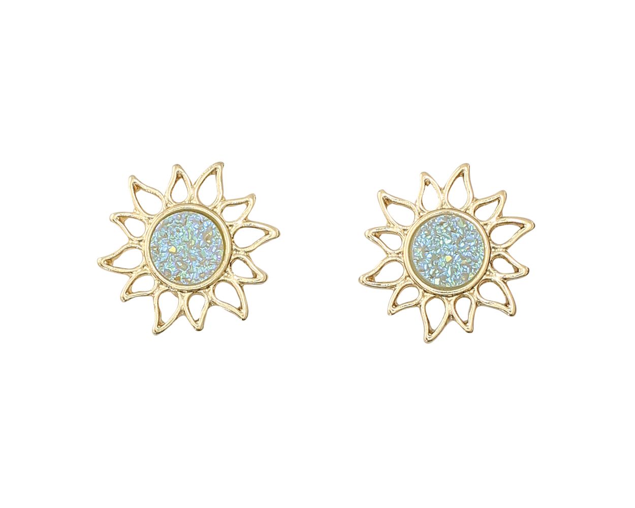 Periwinkle Sun Earrings