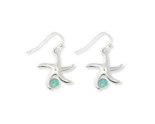 Periwinkle Starfish Gem Dangle