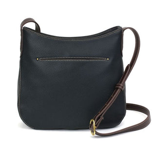Chala Crescent Crossbody Paw Print Navy