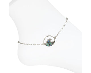 Wave Periwinkle Anklet