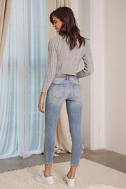 Mid Rise Ankle Skinny Jeans KANCAN
