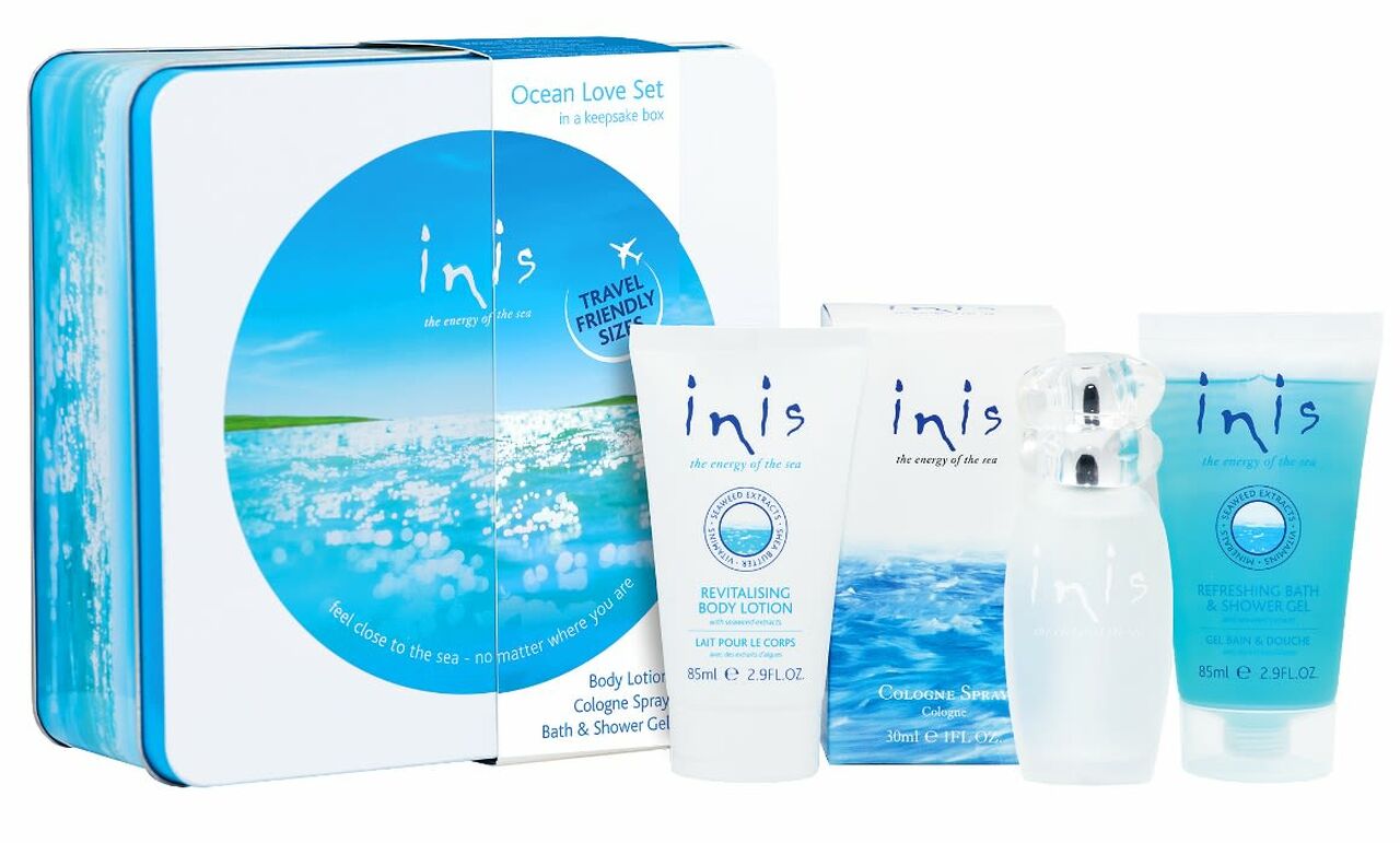 NEW! INIS Energy of The Sea Ocean Love Gift Set - in a keepsake box $45.00