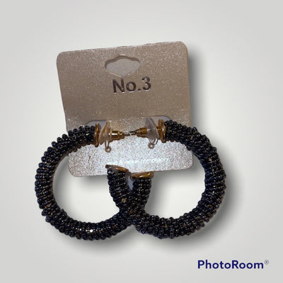 Seed Bead Hoops