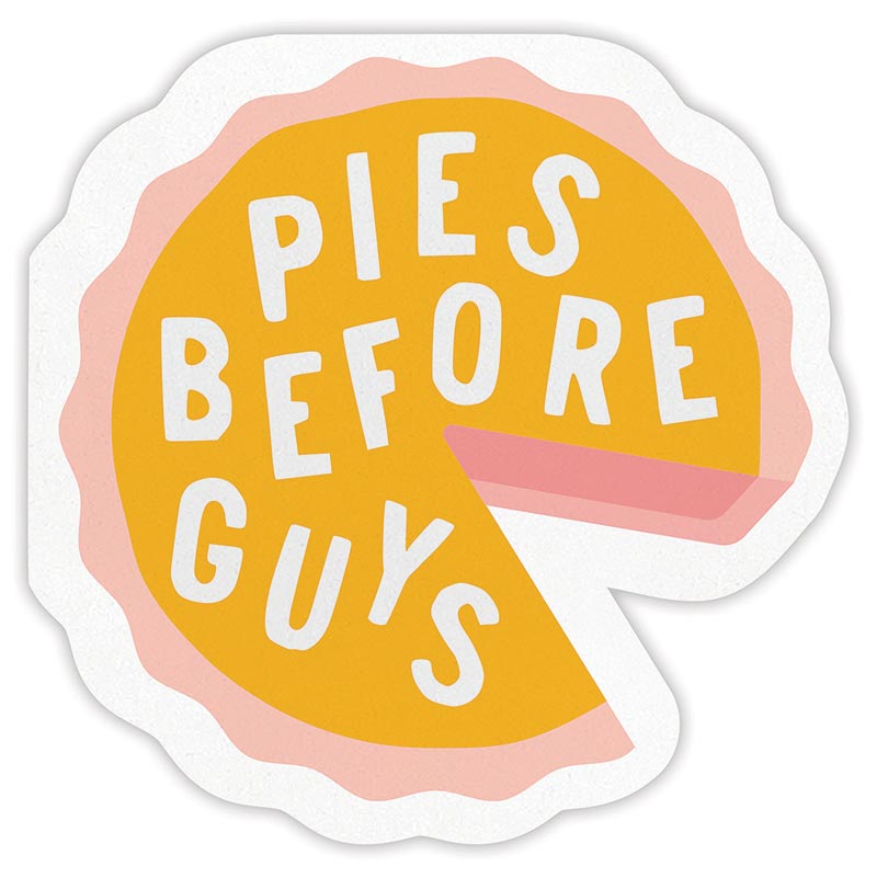 Pies Before Guys - Beverage Napkin
