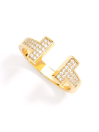 DOLLY CRYSTAL OPEN RING
