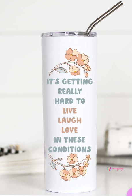 Funny Live, Laugh, Love Travel Cup