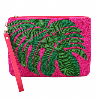 Single Leaf Seed Bead Clutch
