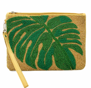 Single Leaf Seed Bead Clutch
