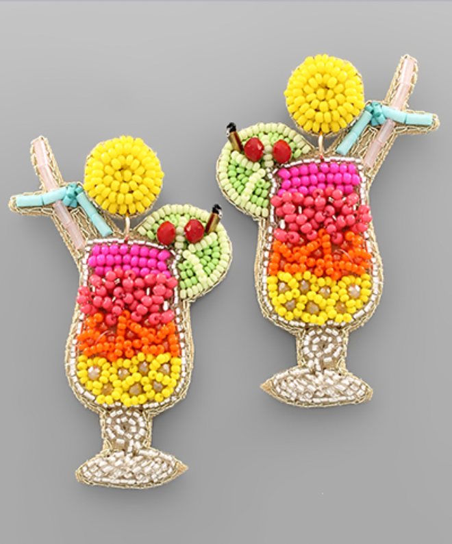 Colorful Cocktail Earrings