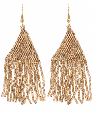 Beaded Tassel Earrings