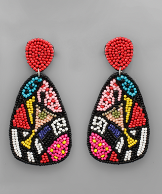 Wine Glass Multi Earring