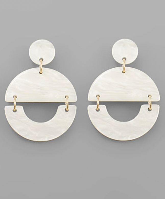 Half Moon Line Earring