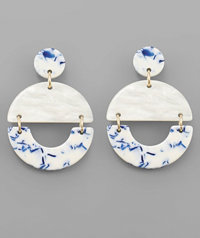 Half Moon Line Earring