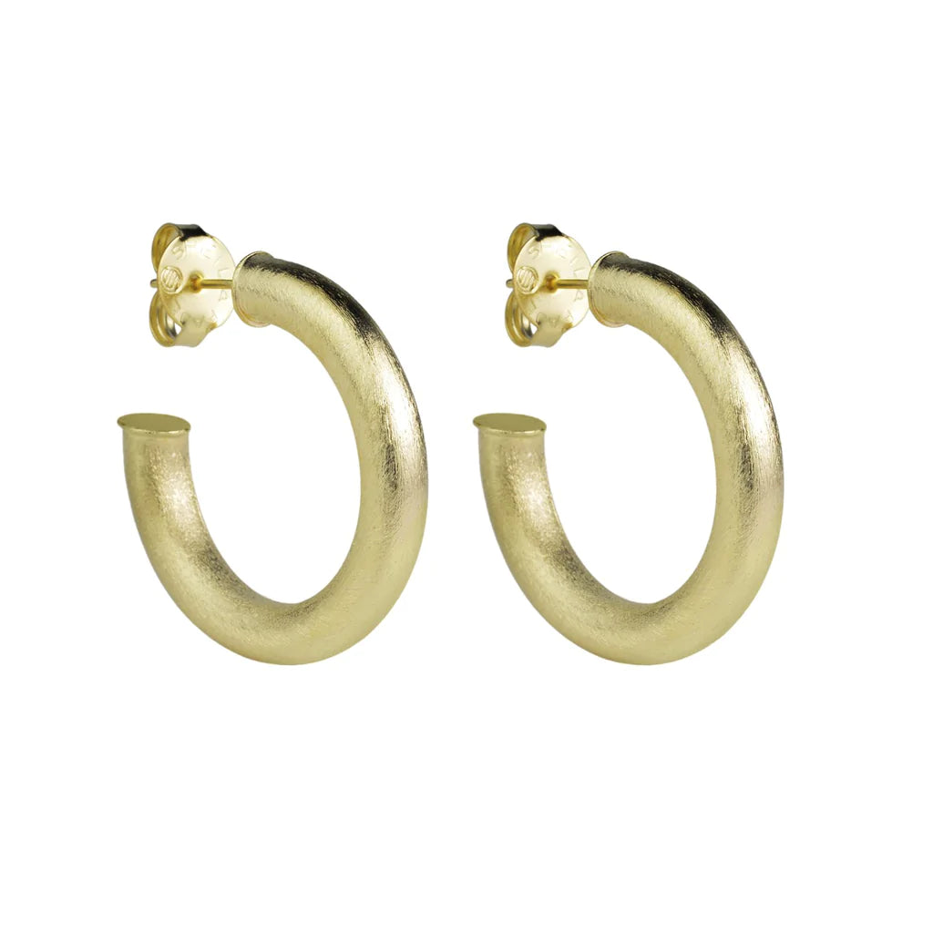 SF - Small Thin Chantal Hoops