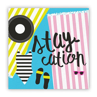 Staycation - Beverage Napkin