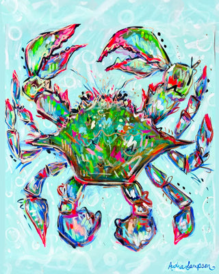 Blue Crab Canvas Artwork