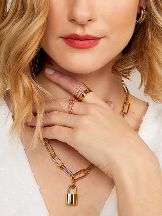 DOLLY CRYSTAL OPEN RING
