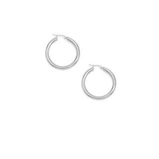 Zenzii Small Chunky Metal Hoop Earring