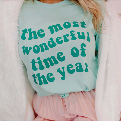 The Most Wonderful Time of the Year MINT Christmas Shirt