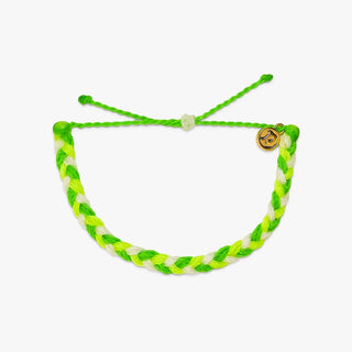 Pura Vida Multi Braided Lemon Lime Bracelet