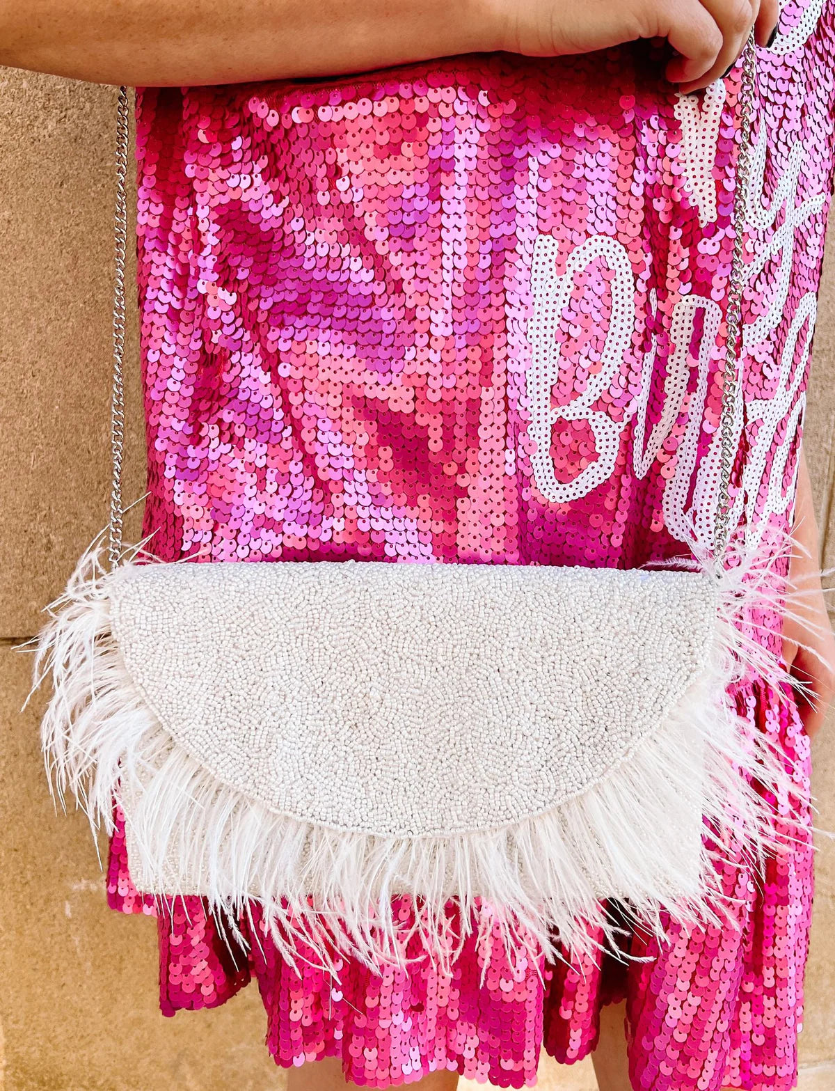 Flapper Beaded Crossbody