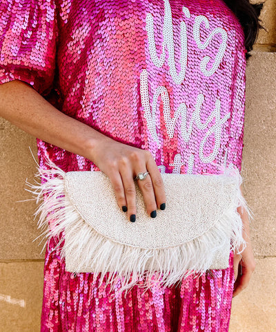 Flapper Beaded Crossbody