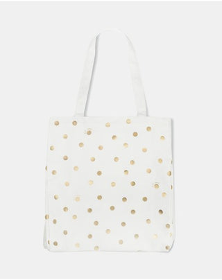Kate Spade Gold Dot Canvas Tote