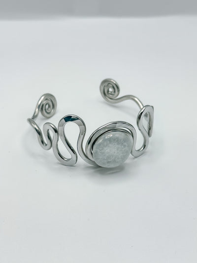 Squiggle Stone Cuff