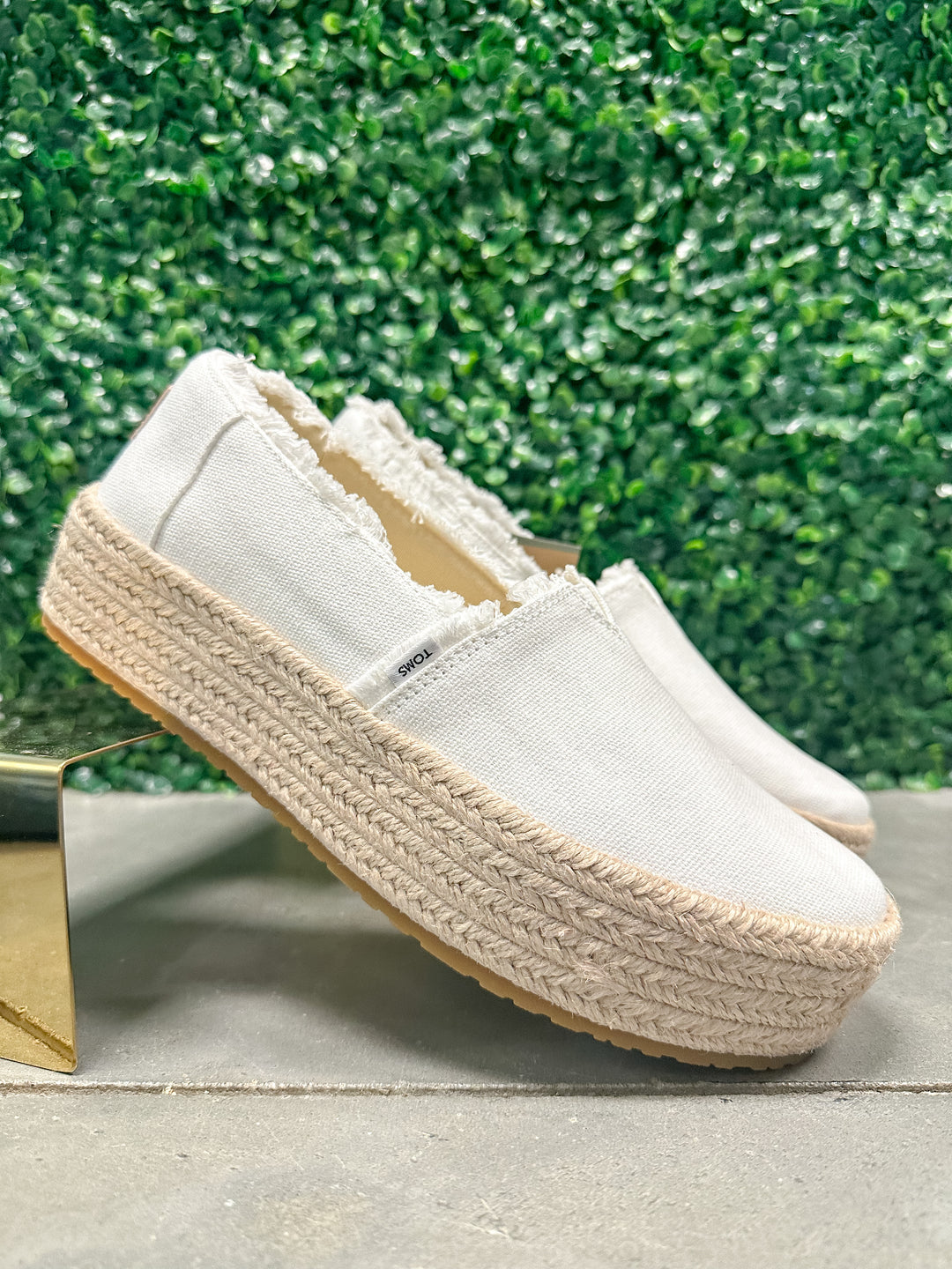Toms plateau espadrilles top