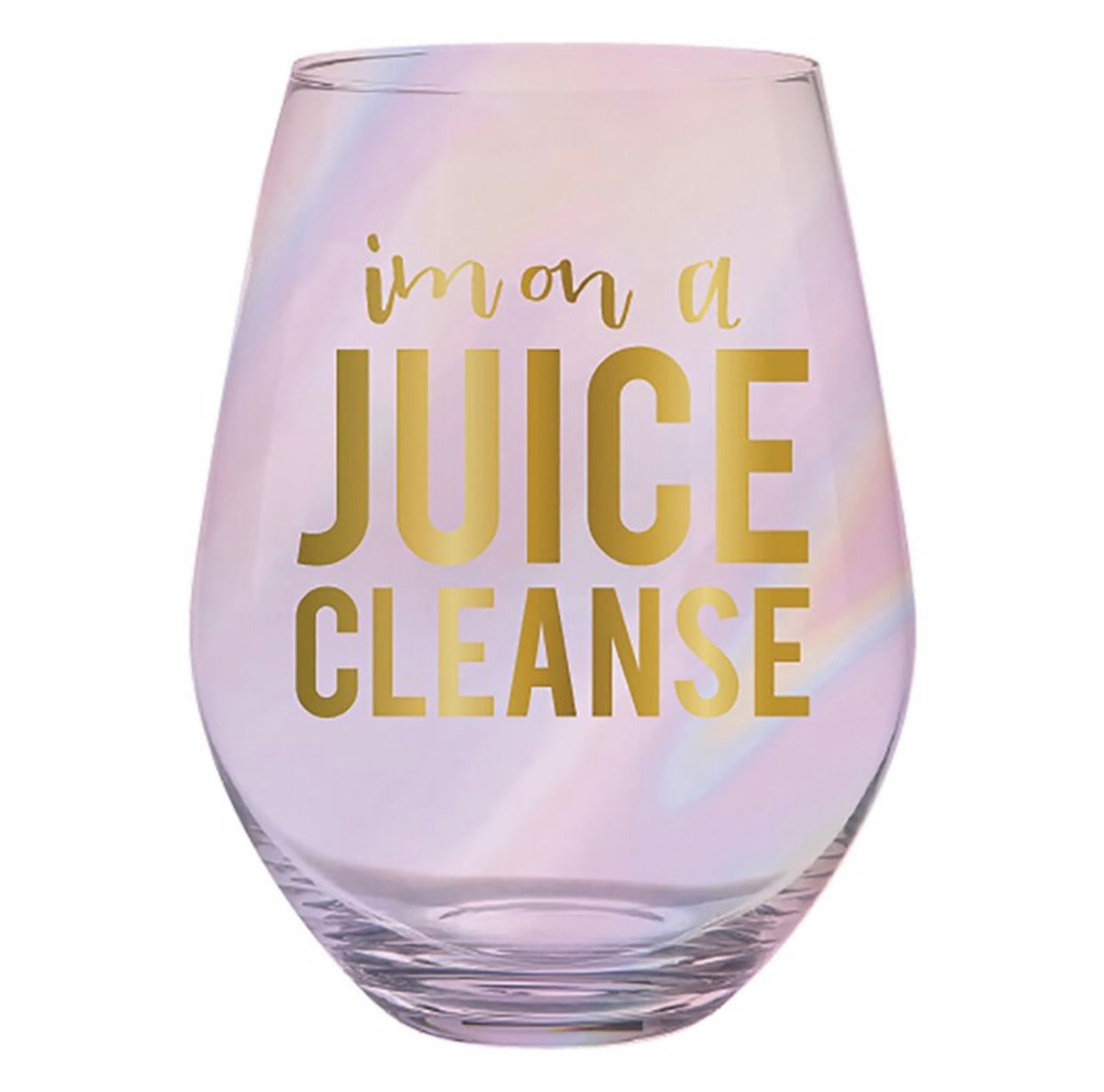 I’m on A Juice Cleanse Jumbo Wine Glass