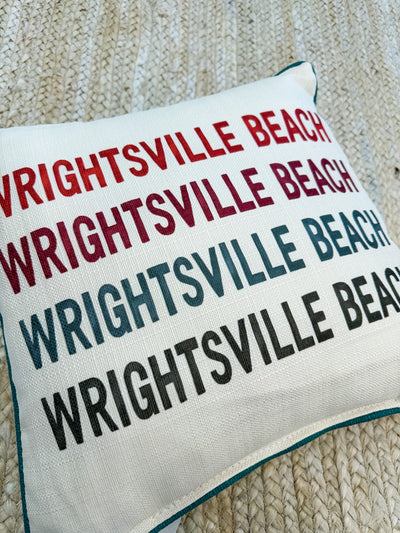 "Wrightsville Beach" Pillow